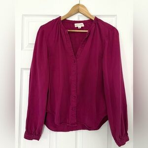 Anthropologie Cloth & Stone Long Sleeve Button-Up Blouse